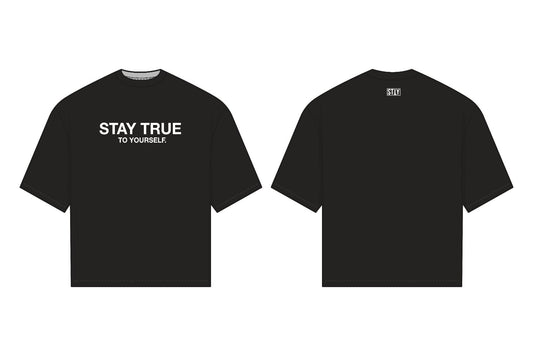 Stay True To Yourself Shirt- Black