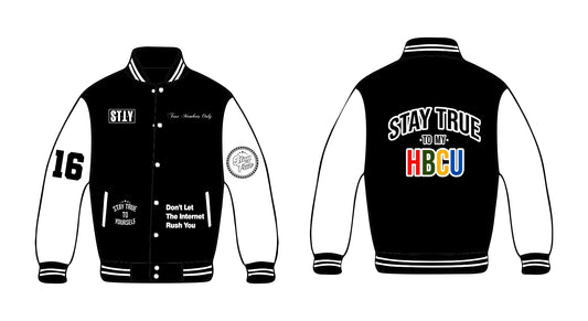 STTY X Stay True To My HBCU Varsity Jacket