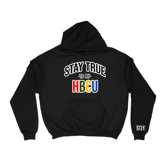 Stay True To My HBCU Hoodie- Black